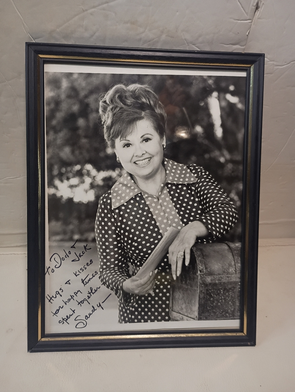 Authentically Signed Sandra Gould 8x10 Photo/Gladys Kravitz Bewitched Autograph